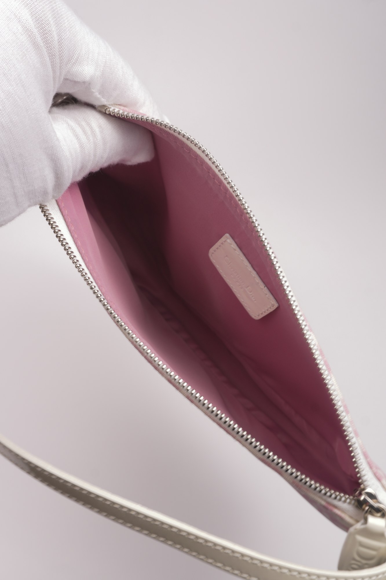 Christian Dior Trotter Canvas Saddle Pochette