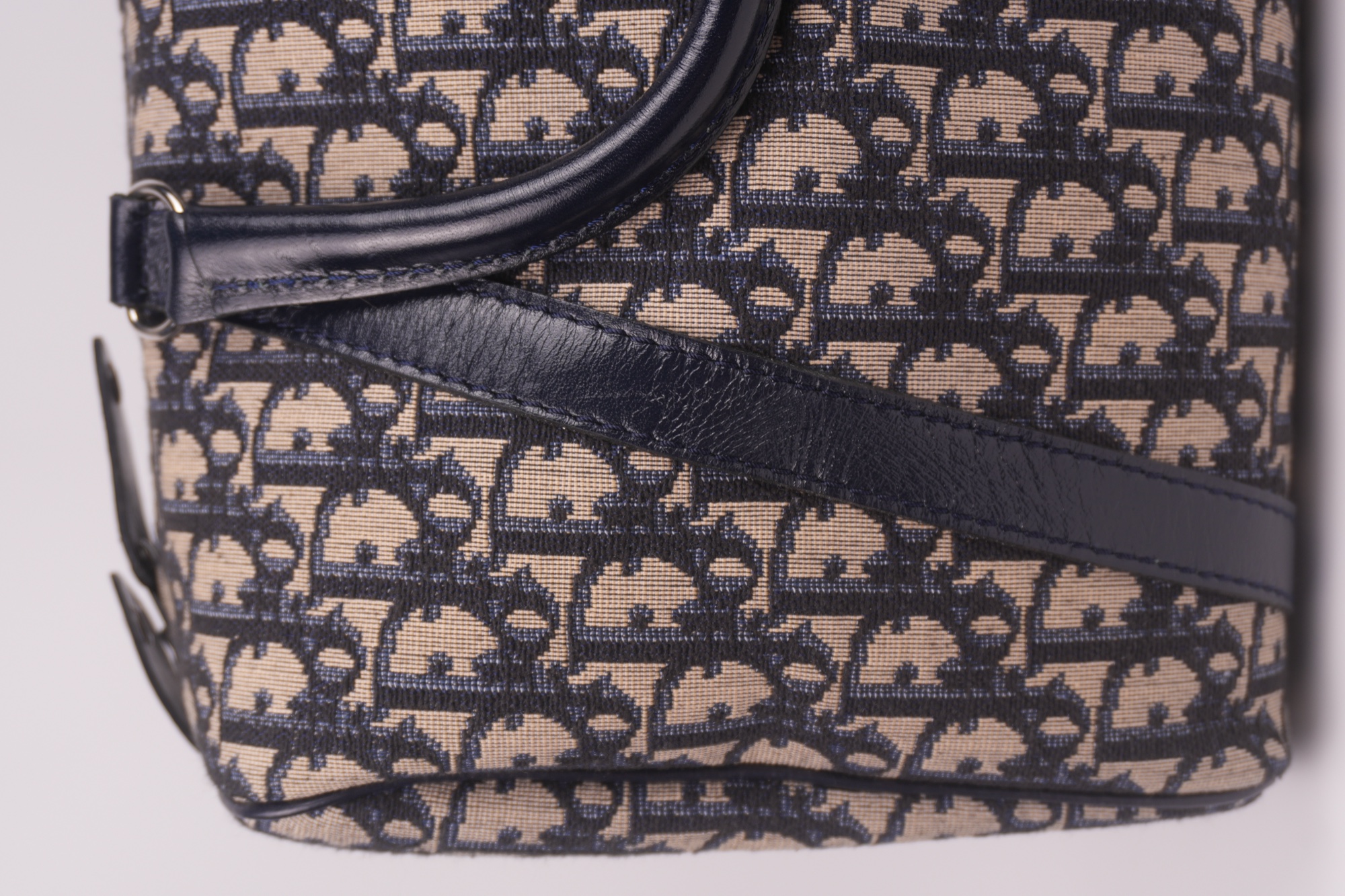 Christian Dior Trotter Canvas Mini Boston Bag - DSC02249