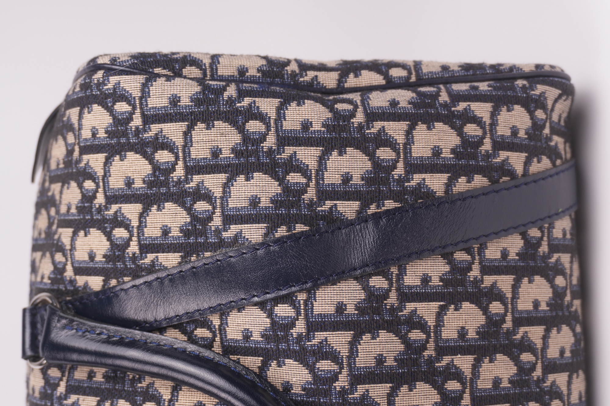 Christian Dior Trotter Canvas Mini Boston Bag - DSC02250