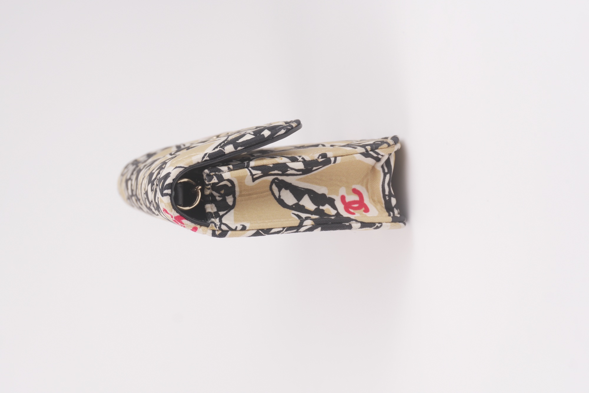 Chanel Mini Matelasse 12 Racer Flag Single Flap Chain Shoulder Pouch - DSC02168