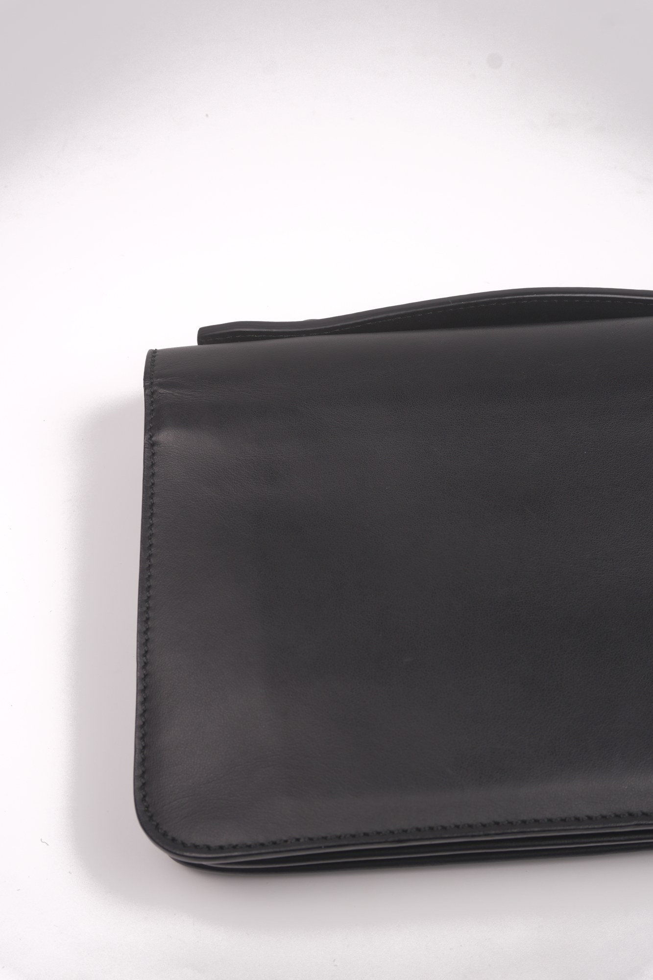 Fendi Zucca FF Embossed Leather Clutch Bag