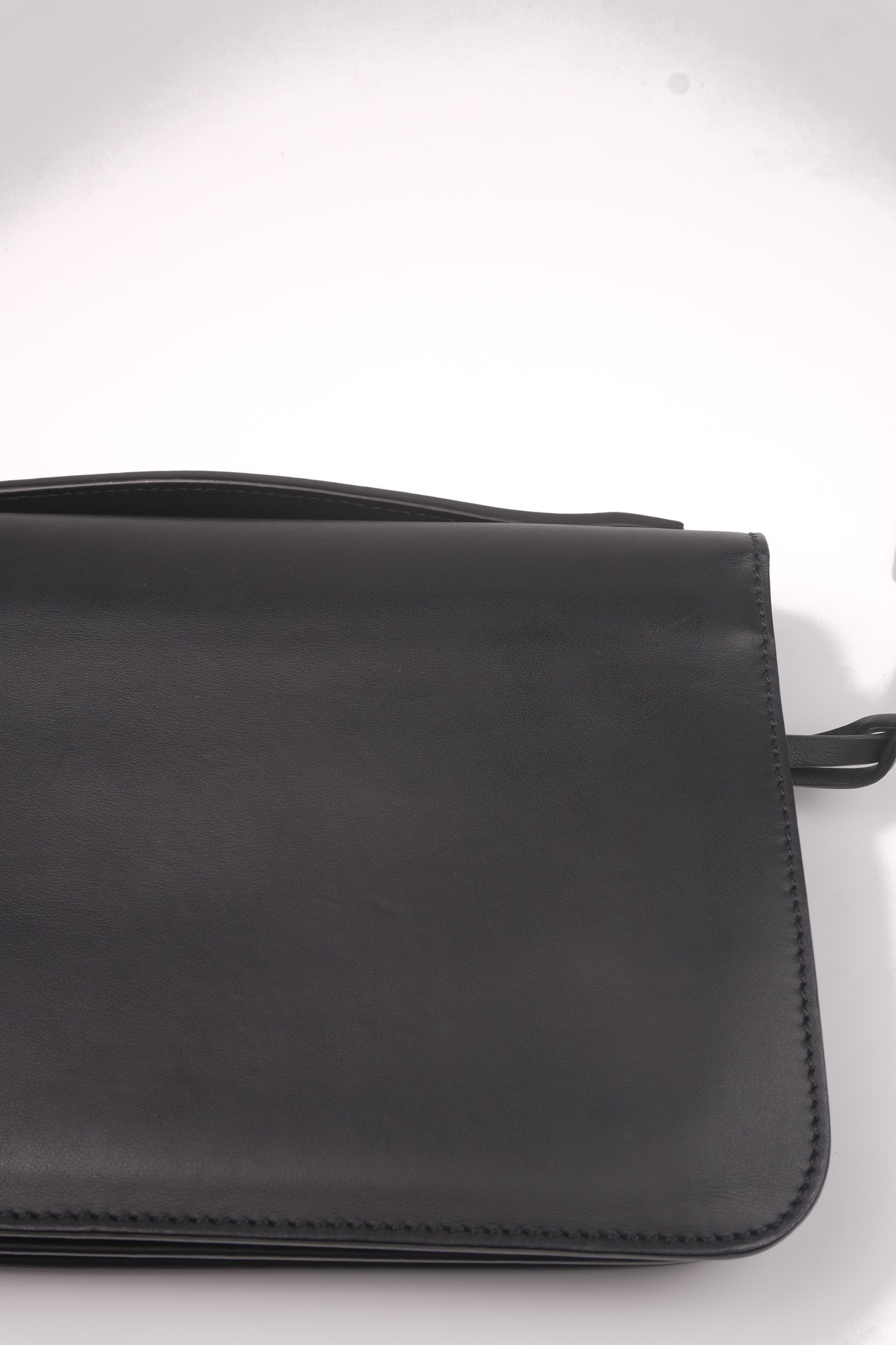 Fendi Zucca FF Embossed Leather Clutch Bag